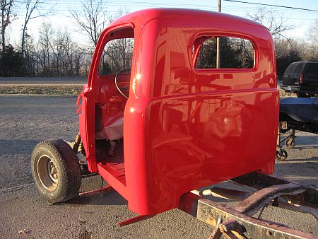 1948 Pick Up Red Paint